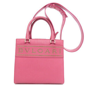 BVLGARI Pink Leather Bag